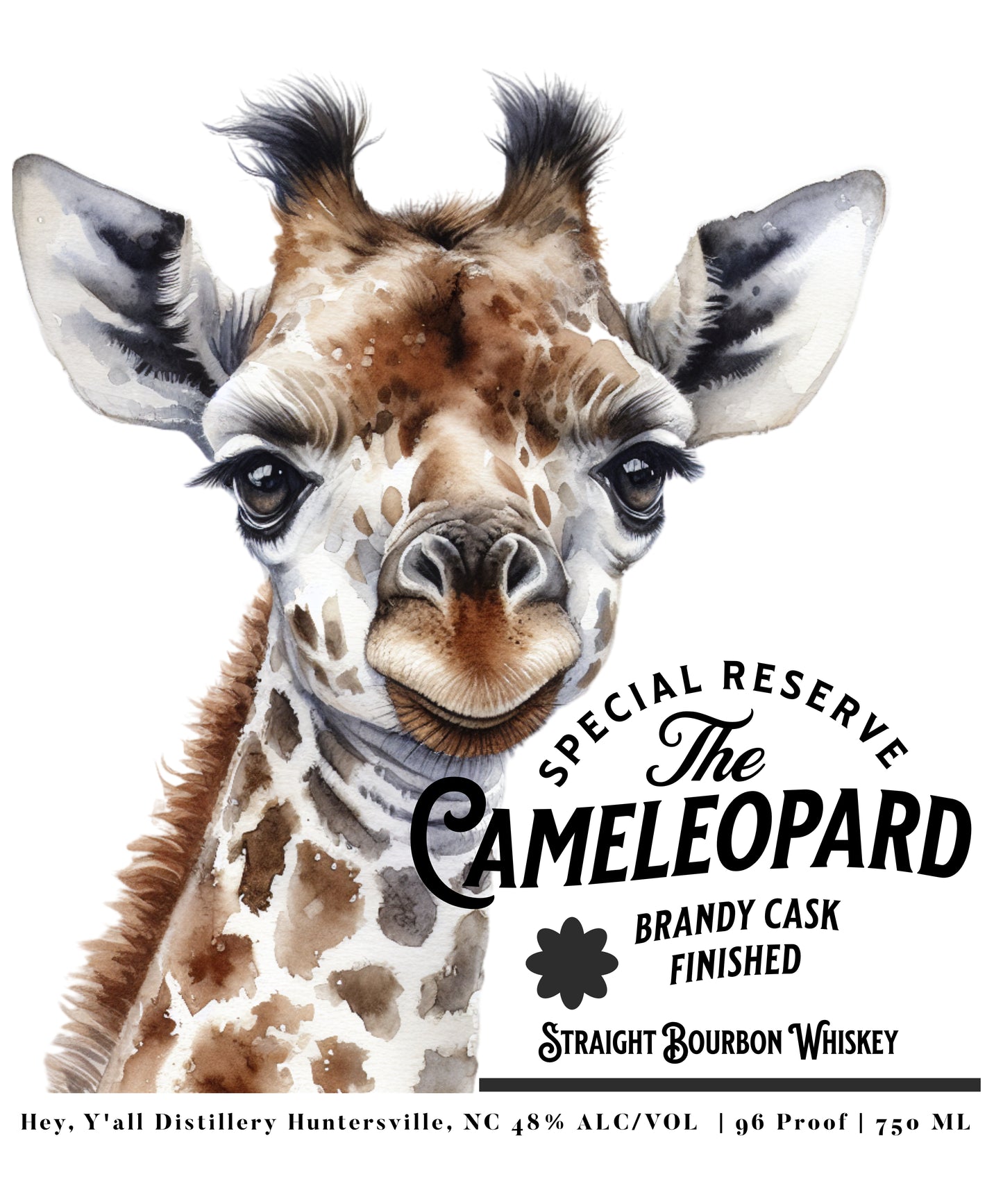 Cameleopard White glossy mug