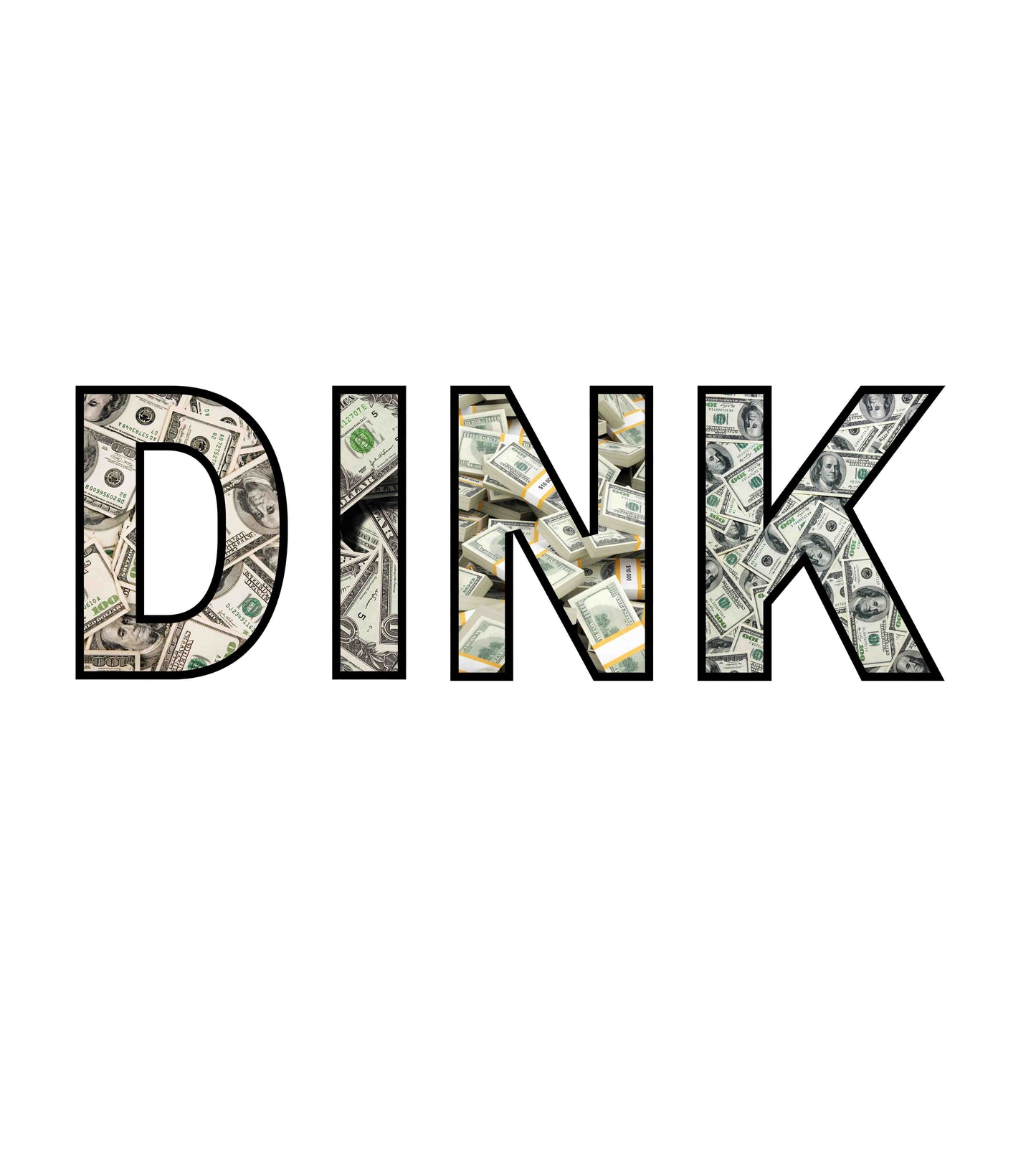 DINK White glossy mug