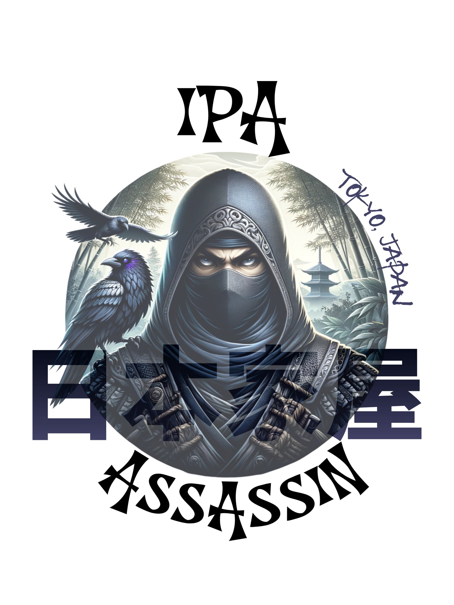 IPA Assassin White glossy mug