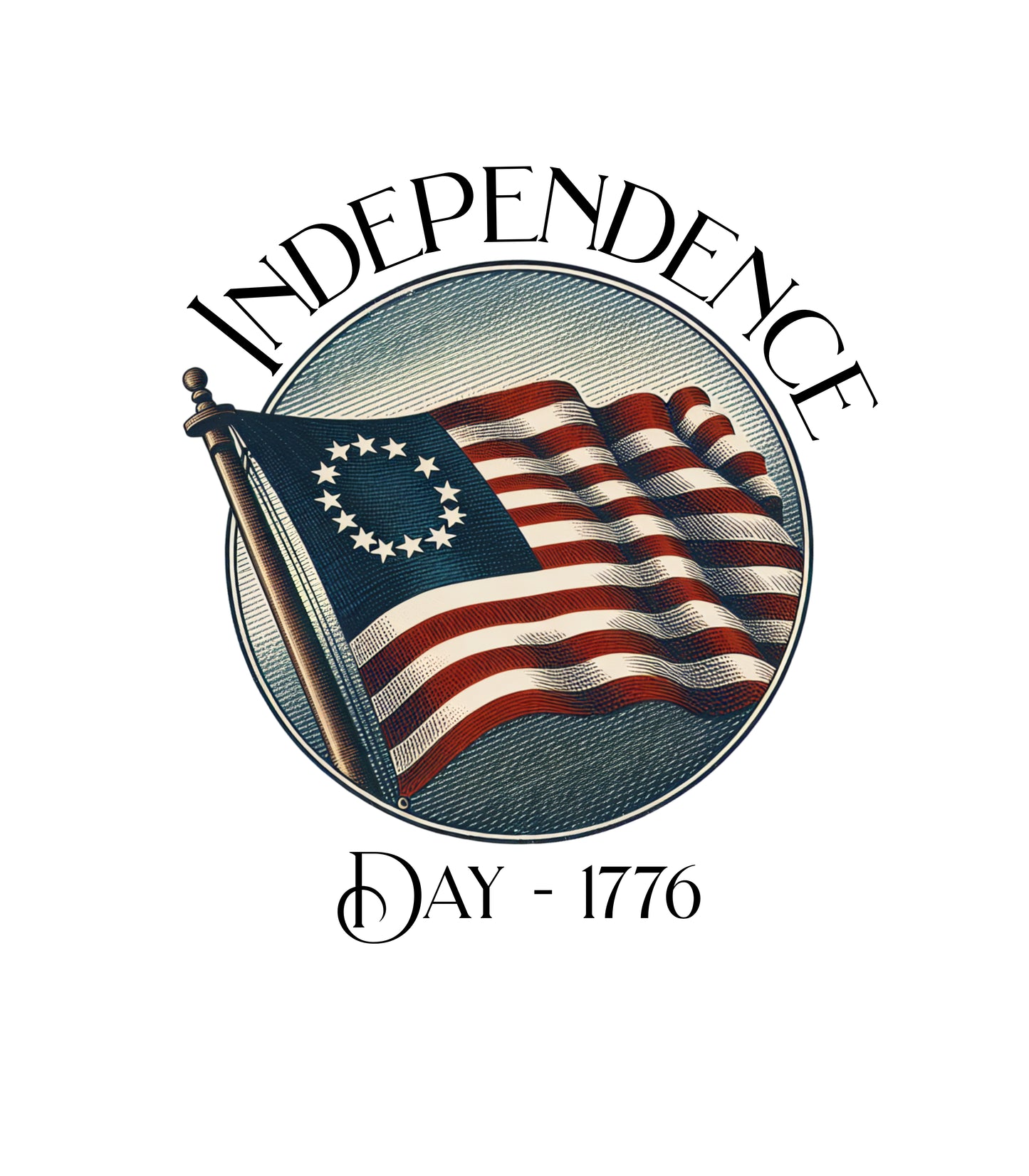 Independence Day White glossy mug