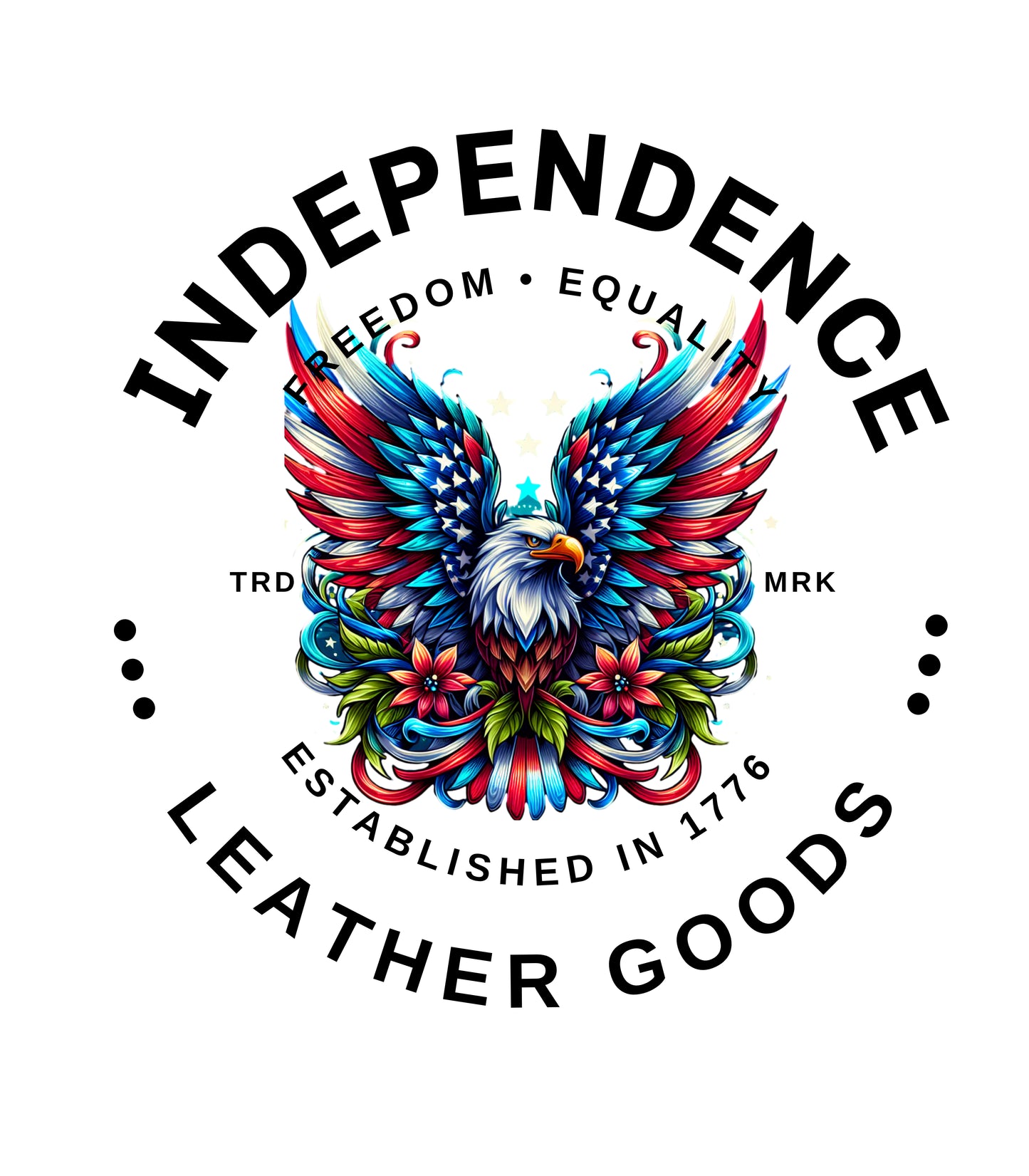 Independence Leather White glossy mug