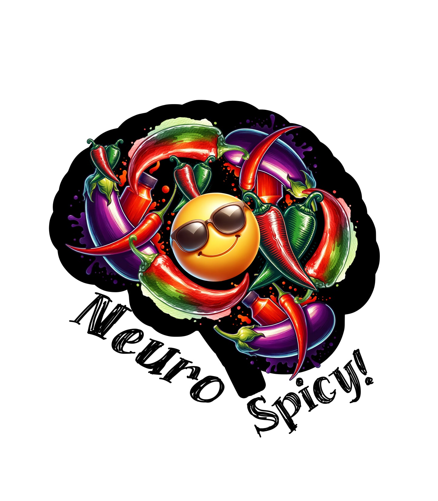 Neurospicy2 White glossy mug