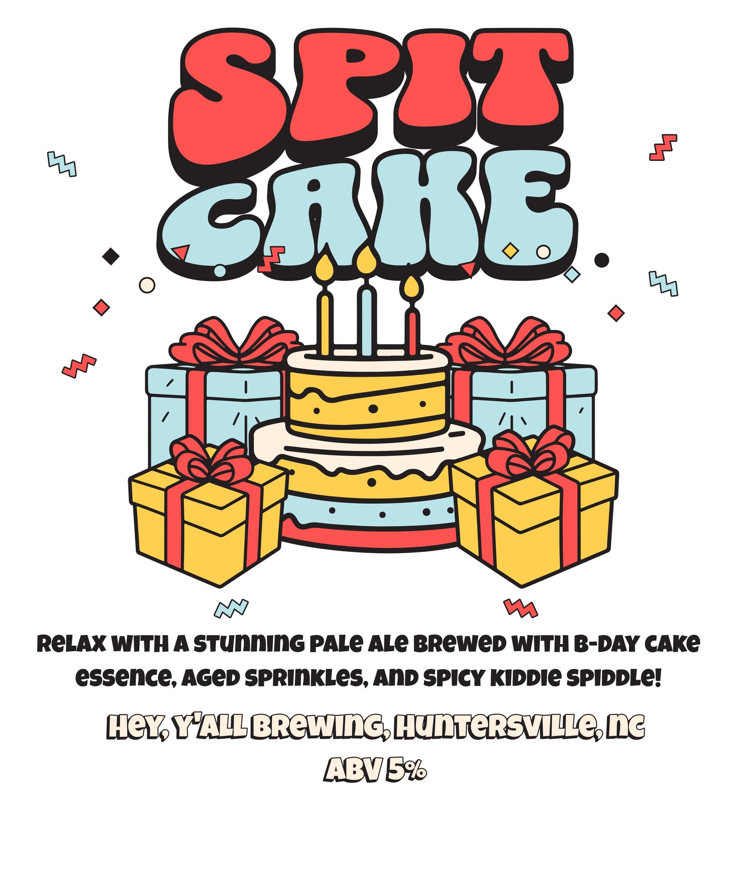 Spit Cake White glossy mug