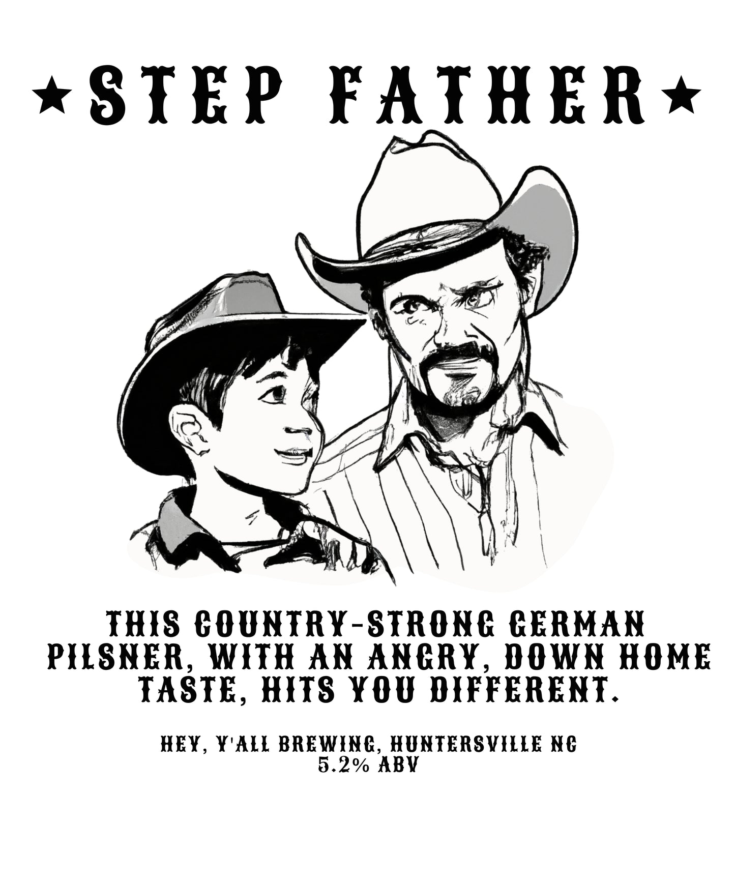 Step Father White glossy mug
