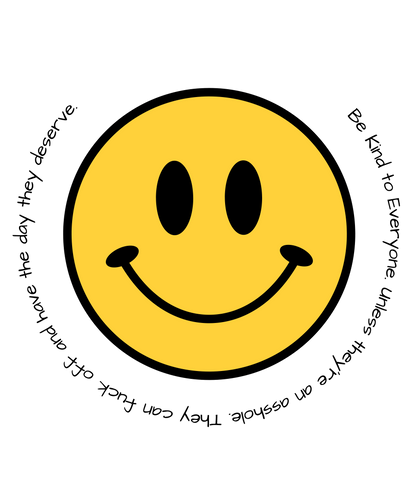 Be Kind White glossy mug