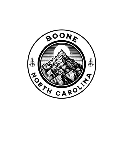 Boone_Relief White glossy mug