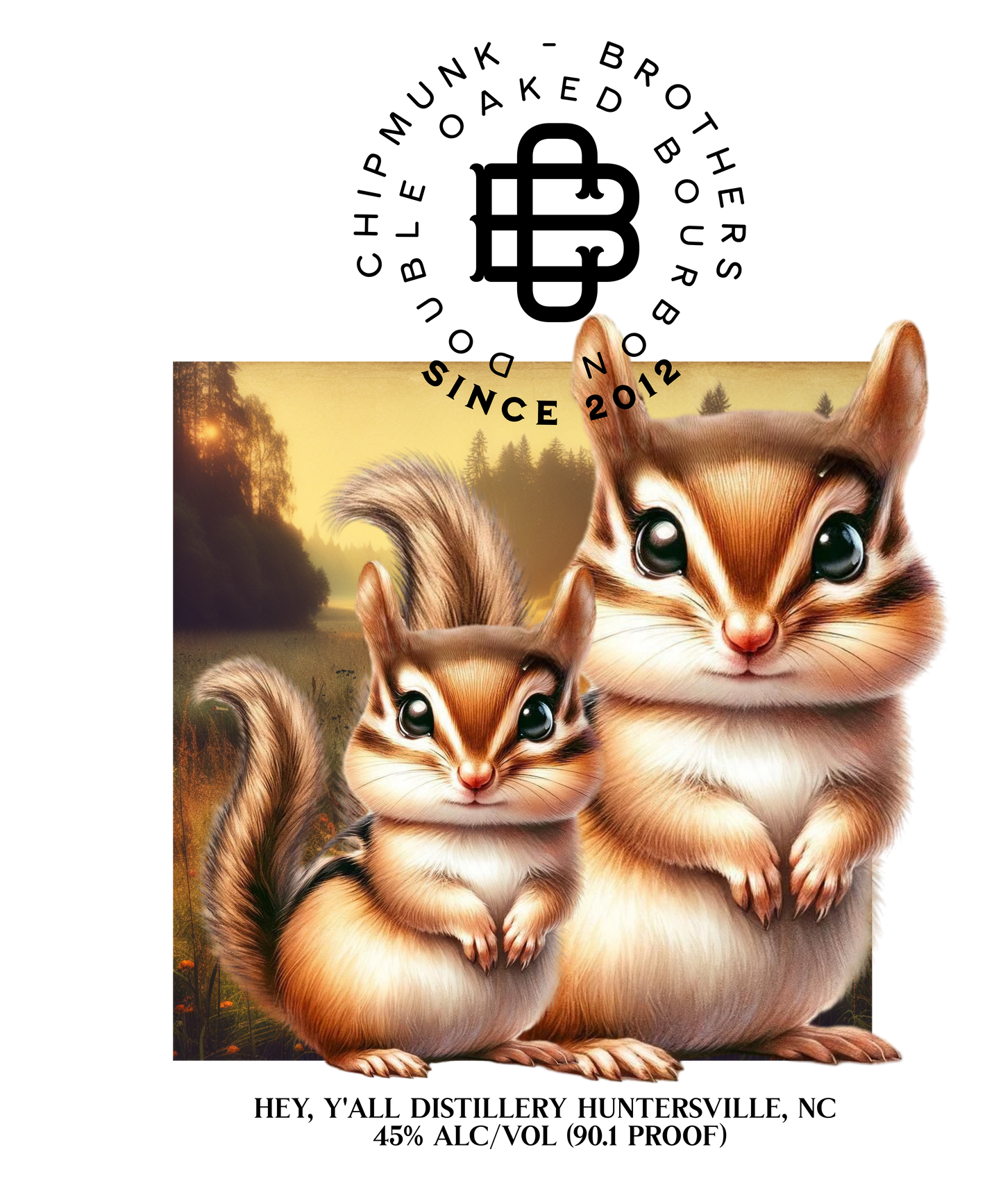 Chipmunk Brothers Bourbon Unisex classic tee