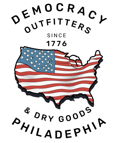 Democracy Outfitters White glossy mug