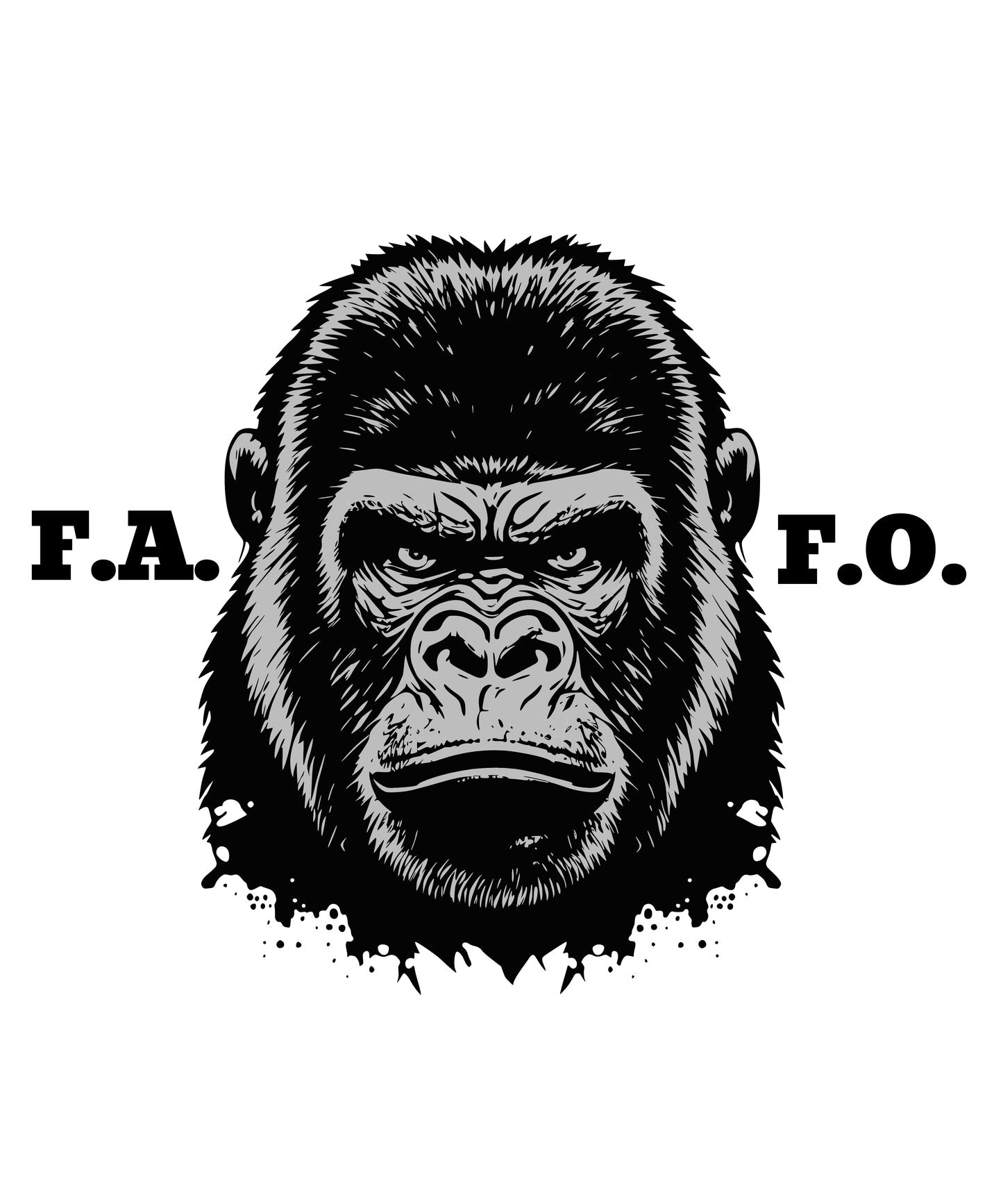 F.A.F.O. White glossy mug