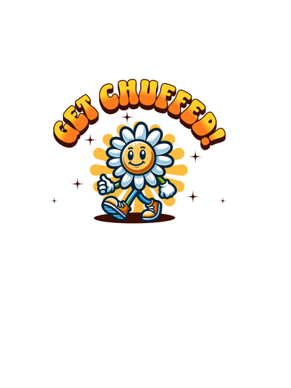 Get Chuffed White glossy mug