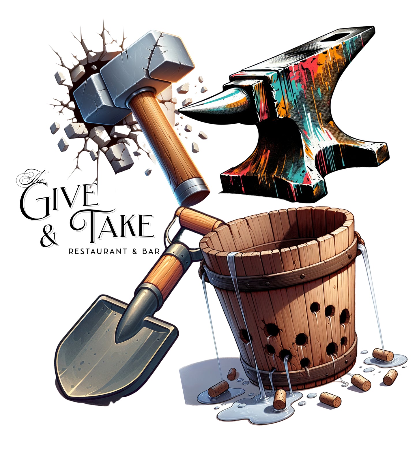 Give & Take White glossy mug