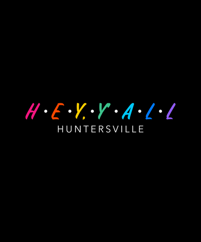 Hey, Y'all Huntersville Black Glossy Mug