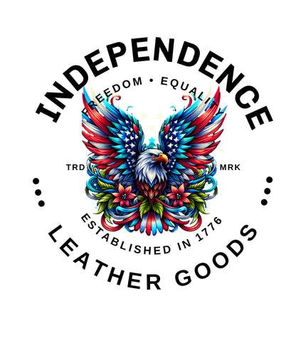 Independence Leather White glossy mug