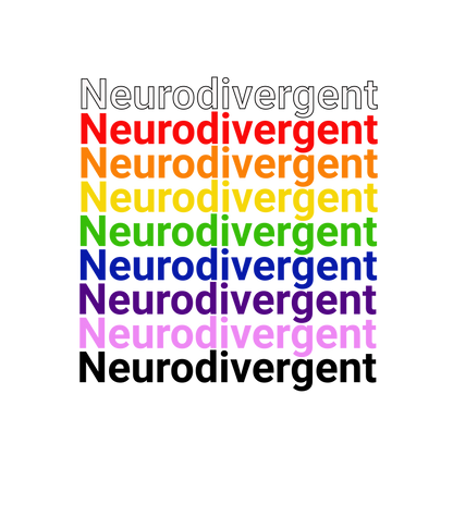 Neurodivergent Rainbow Men’s Long Sleeve Shirt