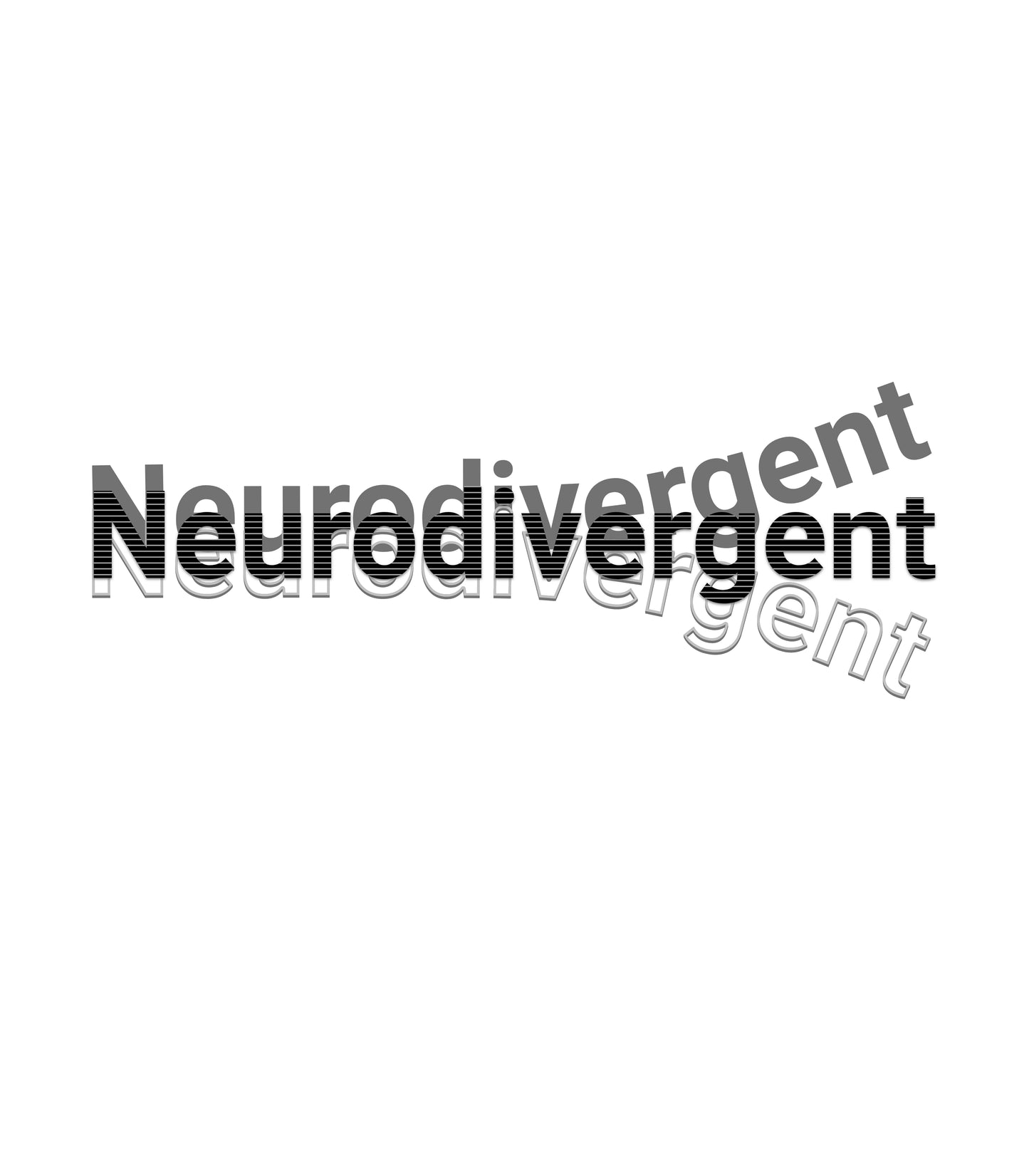 Neurodivergent White glossy mug
