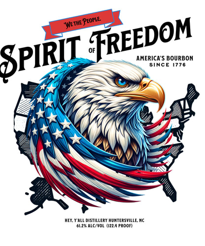 Spirit of Freedom White glossy mug