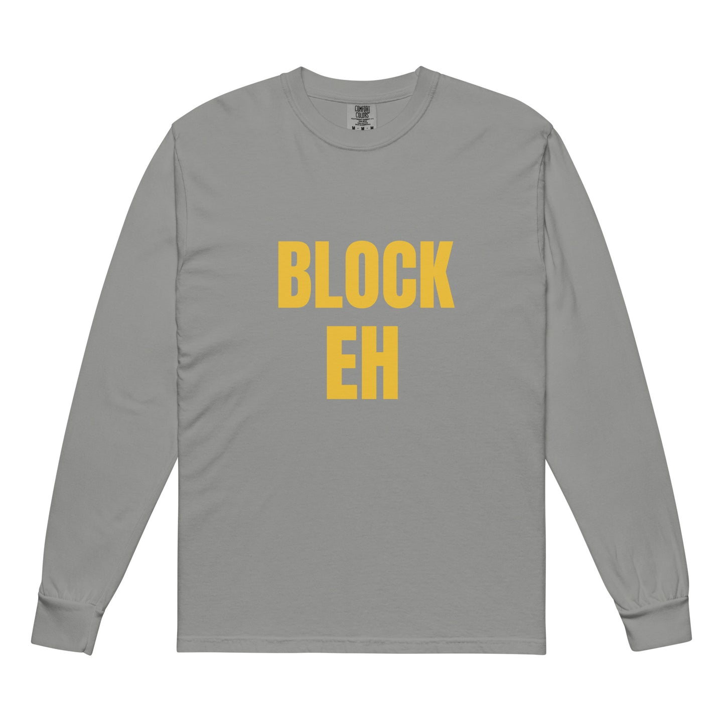 Block EH Garment-dyed heavyweight long-sleeve shirt