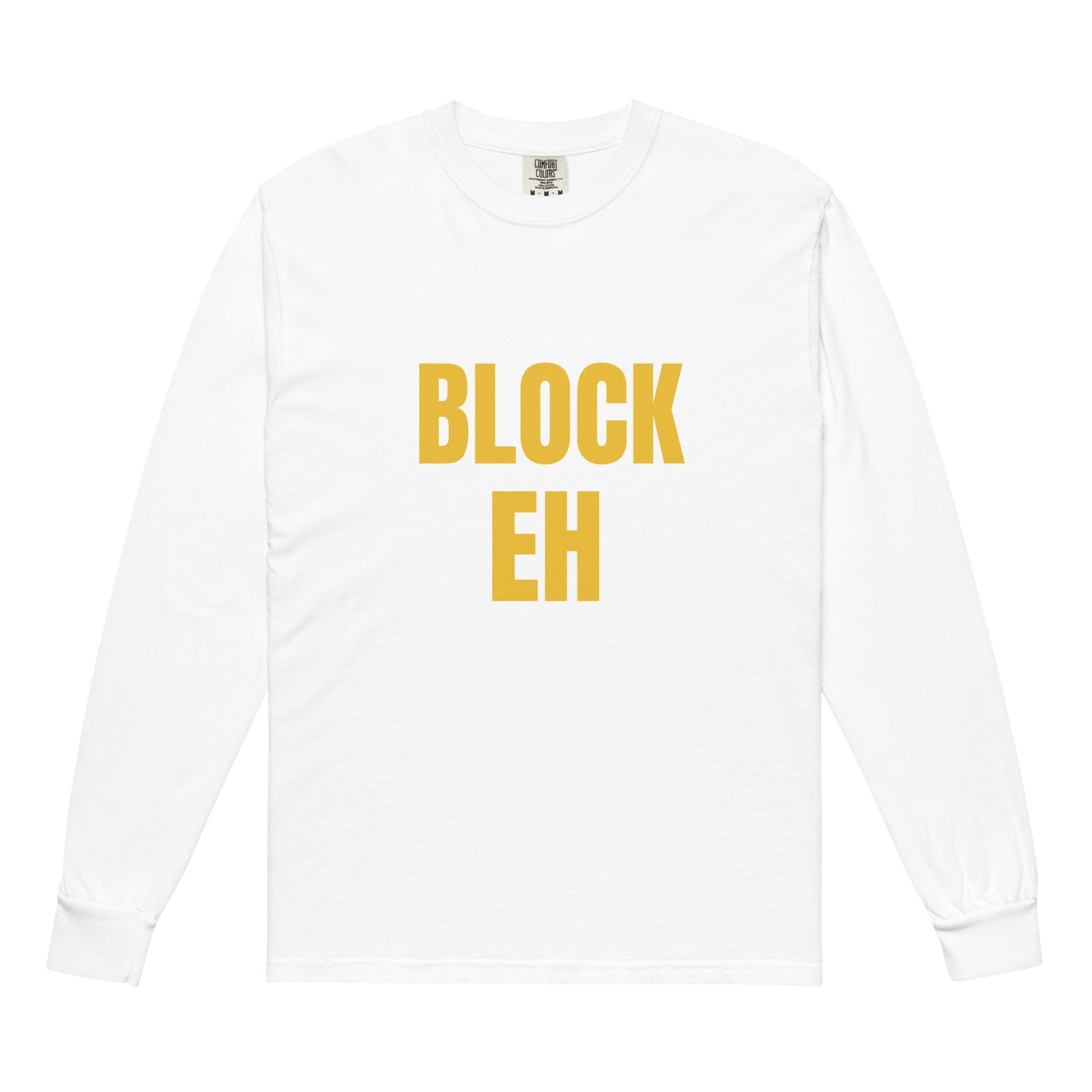 Block EH Garment-dyed heavyweight long-sleeve shirt