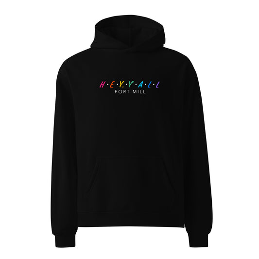 Hey, Y'all Fort Mill Colorful Unisex oversized hoodie