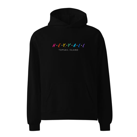 Hey, Y'all Topsail Island Colorful Unisex oversized hoodie