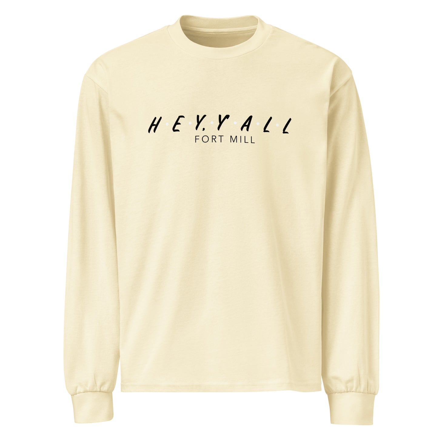 Hey, Y'all Fort Mill Premium heavyweight long sleeve shirt