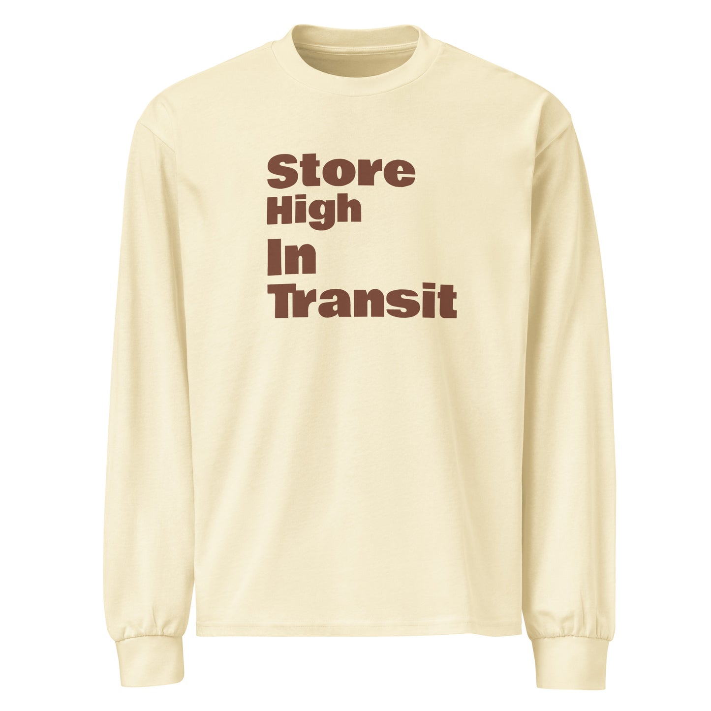 Store High Premium heavyweight long sleeve shirt