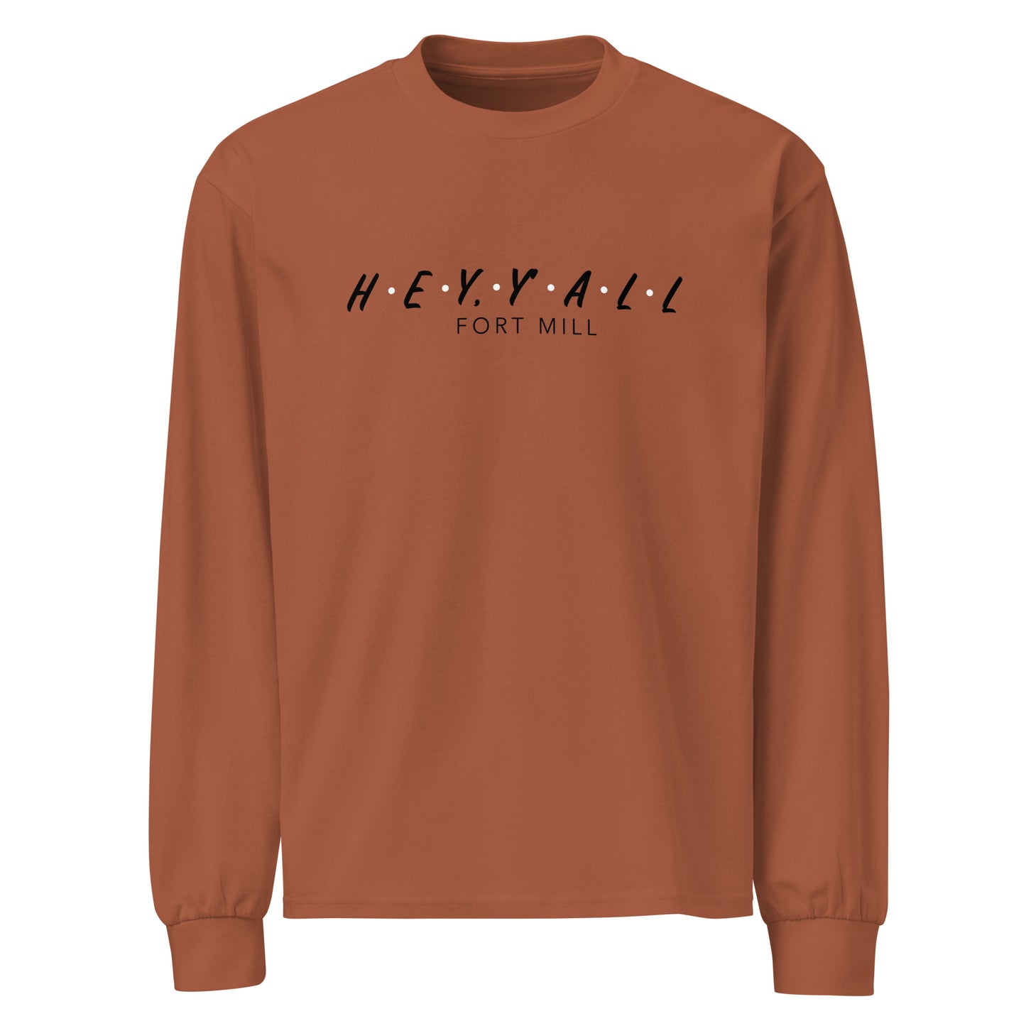 Hey, Y'all Fort Mill Premium heavyweight long sleeve shirt