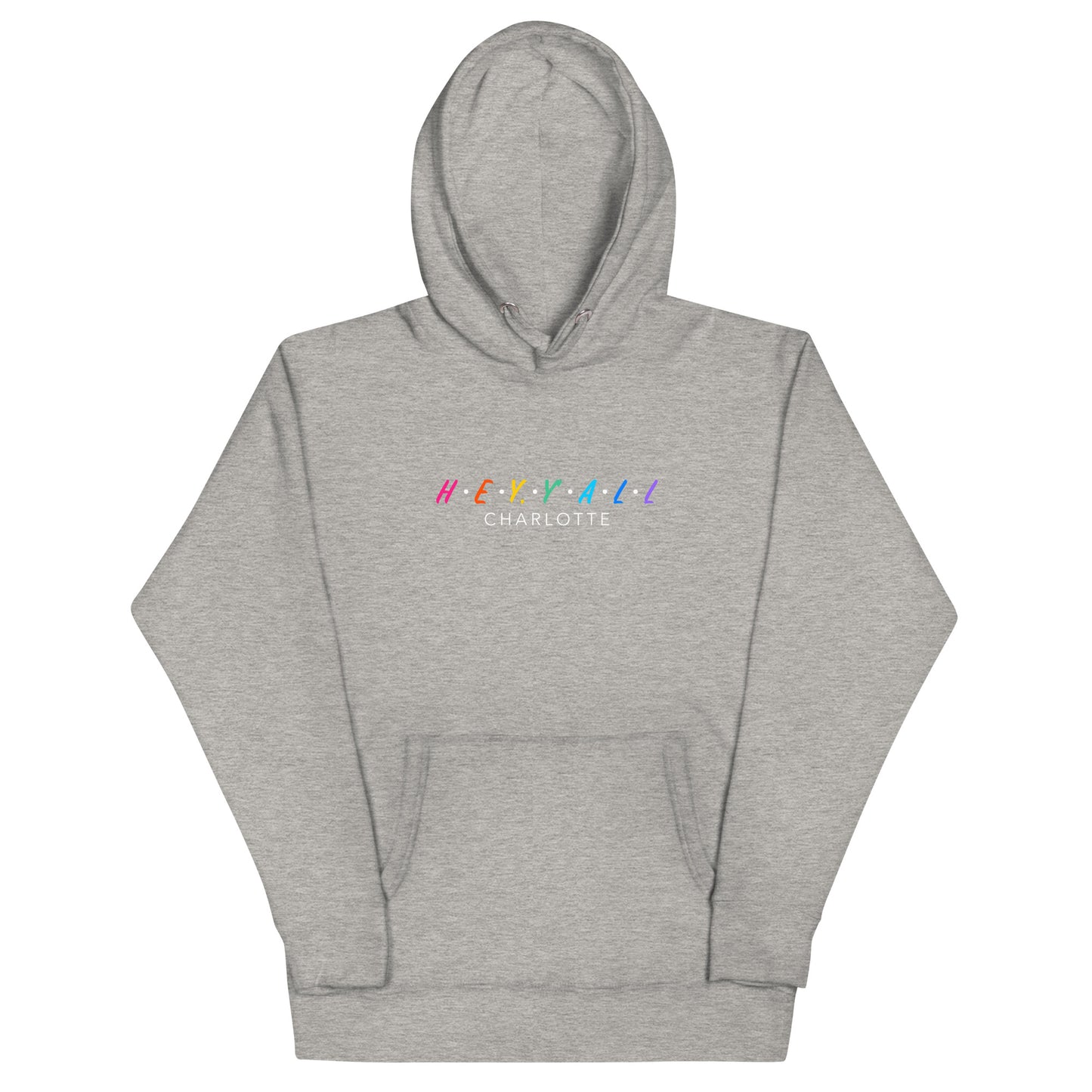 Hey, Y'all Charlotte Colorful Unisex Hoodie