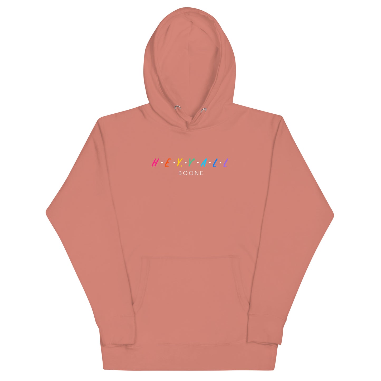 Hey, Y'all Boone Colorful Unisex Hoodie