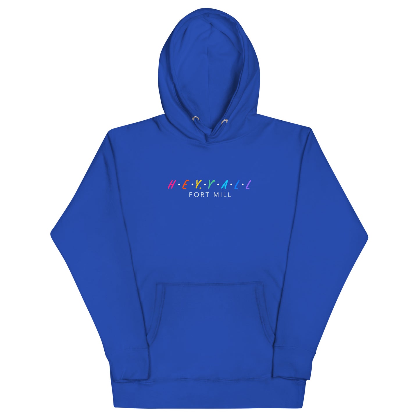 Hey, Y'all Fort Mill Colorful Unisex Hoodie