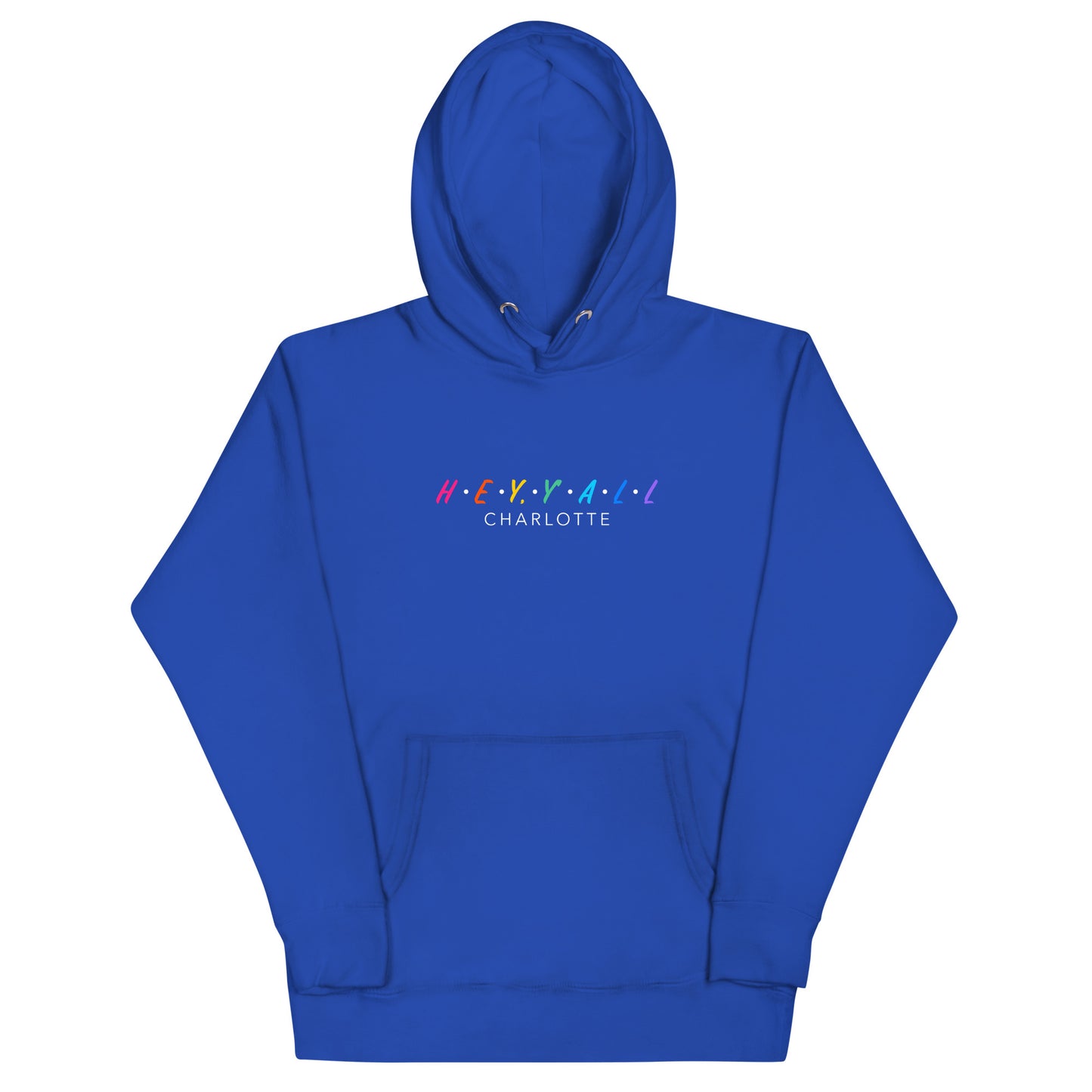 Hey, Y'all Charlotte Colorful Unisex Hoodie