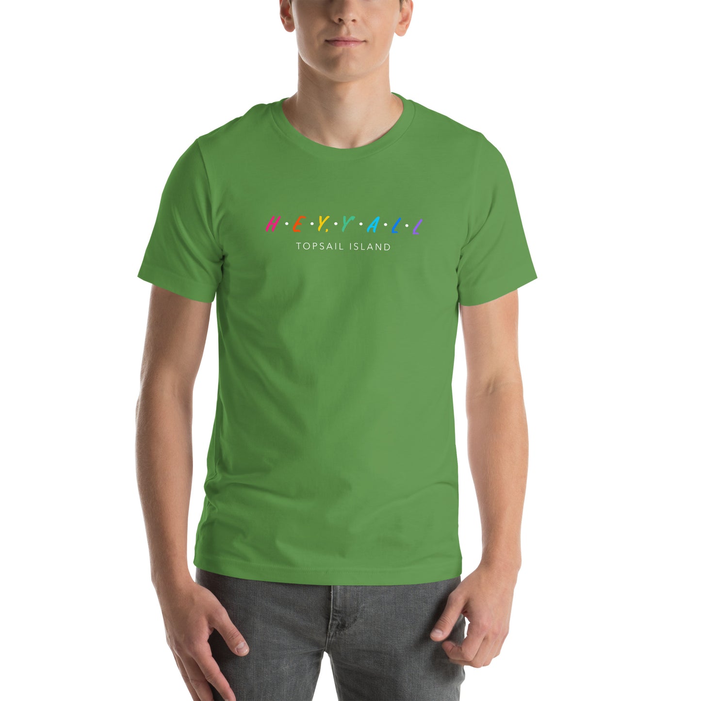 Hey, Y'all Topsail Island Colorful Unisex t-shirt