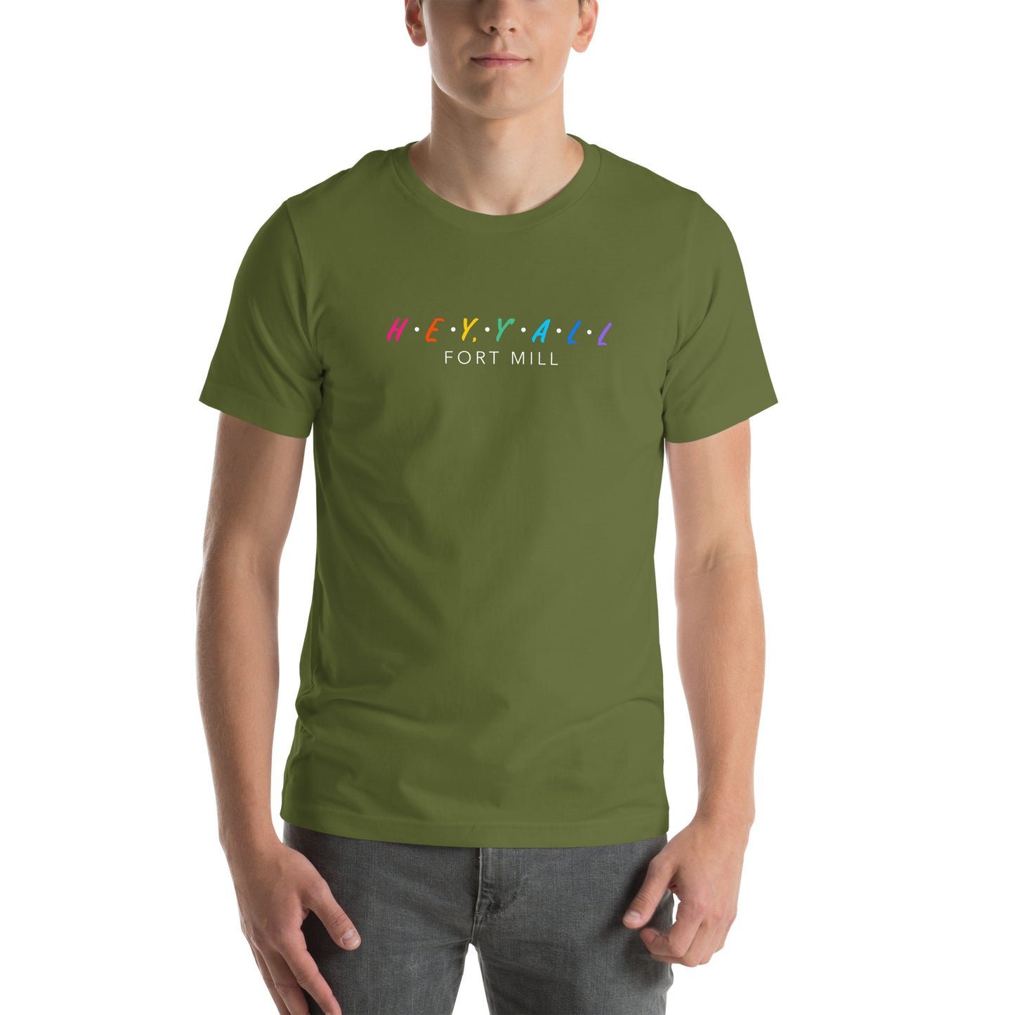 Hey, Y'all Fort Mill Colorful Unisex t-shirt