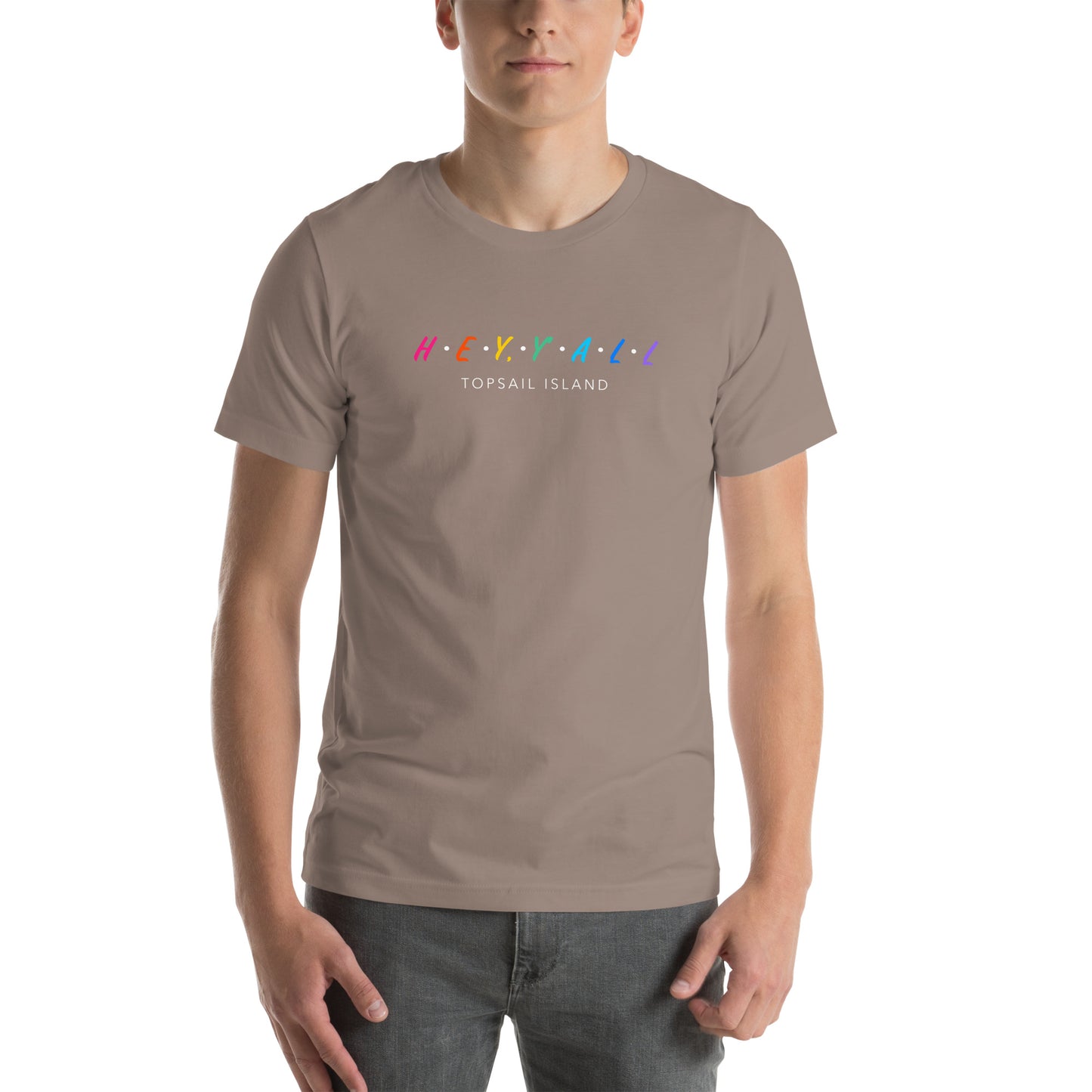 Hey, Y'all Topsail Island Colorful Unisex t-shirt