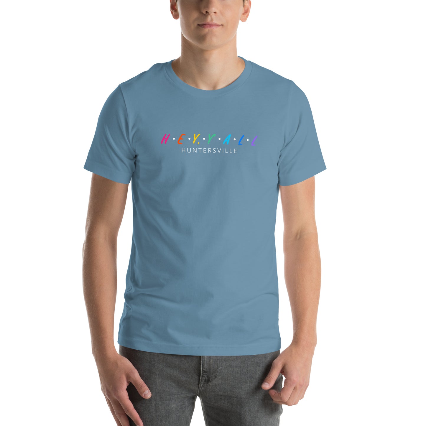 Hey, Y'all Huntersville Colorful Unisex t-shirt